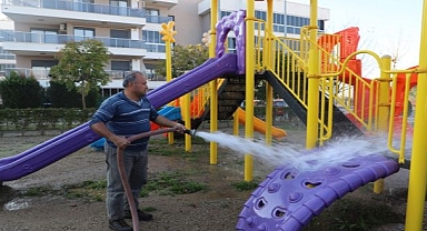 Parklar Dezenfekte Edildi