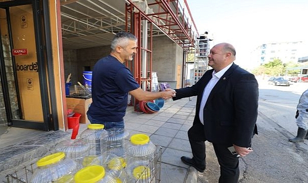 Başkan Çiçek’ten Esnaf Ziyareti