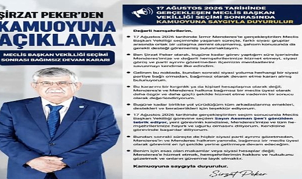 Menderes’te seçim sonrası istifa zinciri: Becerikli’nin ardından Peker de ayrıldı